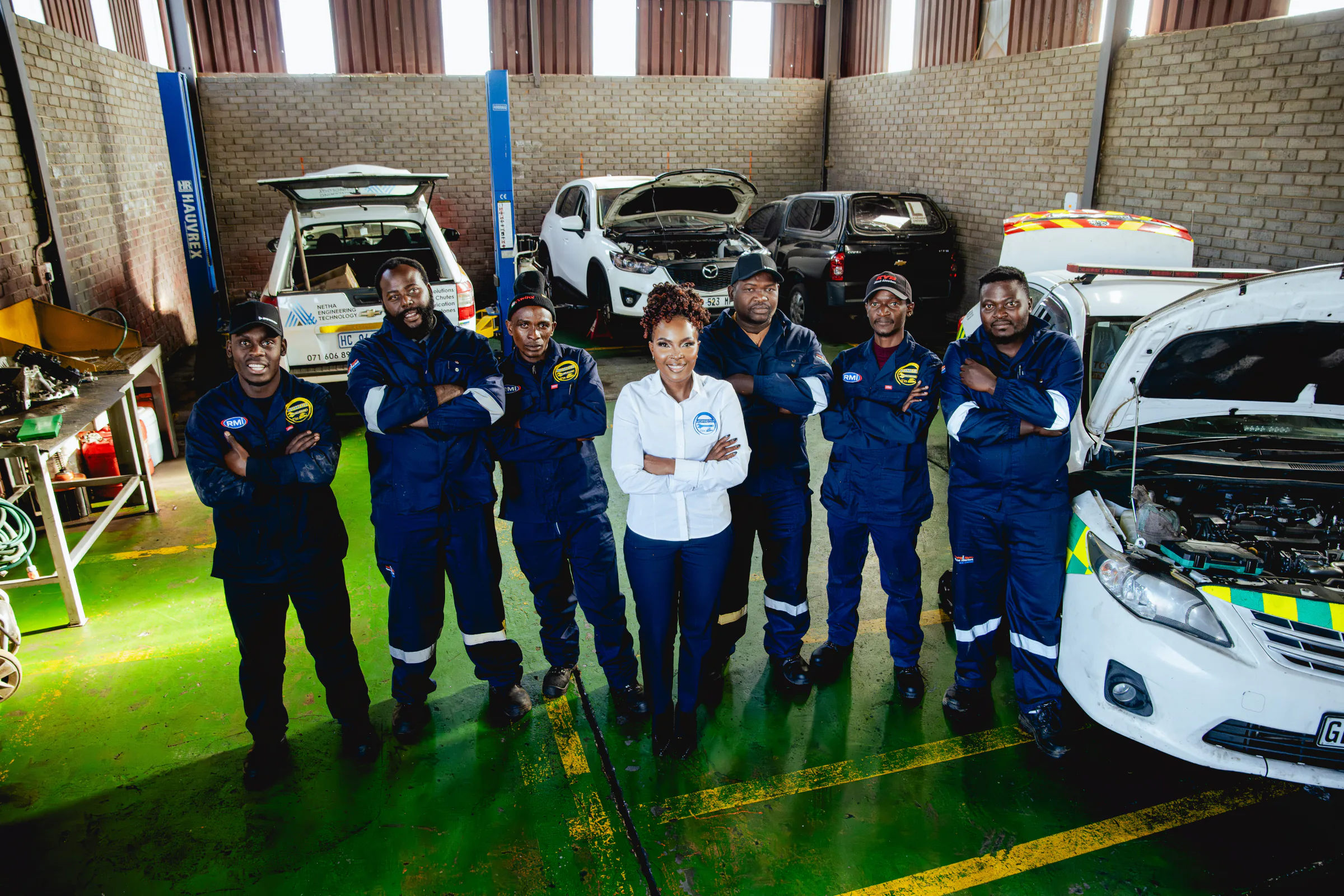 The Womech workshop team